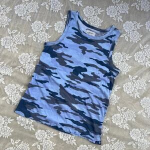 Current/Elliott Blue Camo Tank Top – Fits Small